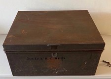 WW2 Metal Storage Trunk With