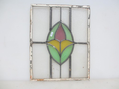 Antique stained glass - stained, window
