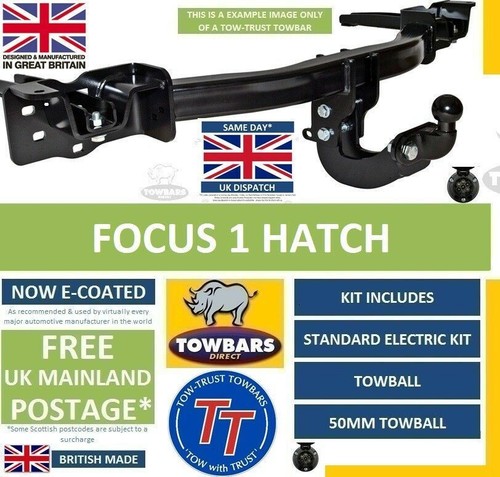 Flange towbar for - flange, focus