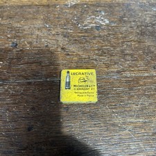MICHELIN: A small French made pre-1920's Michelin 'LUCRATIVE' valve cap tin