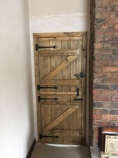 GORGEOUS RECLAIMED TIMBER BESPOKE OLD CHARM STABLE DOOR..