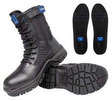 Blueline 8" Patrol Side Zip Boots - Black Police Boots