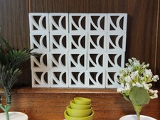 24x 1" White Breeze Blocks -