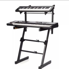 Z Keyboard / synth Stand with 2 Tiers  Hercules KS410B AutoLock