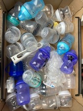 JOB LOT OF BABY BOTTLES, WITH