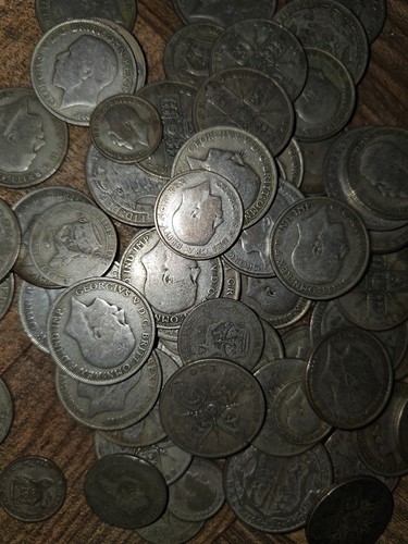99g pre 1947 500 - silver, coins