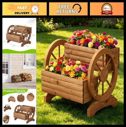Outdoor wooden planters for - planters,