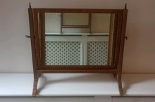 Georgian Antique Solid Wood  Dressing Table Swing Mirror