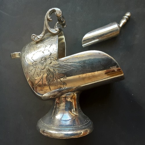 Vintage silver plated sugar - silver,