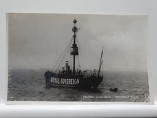 Vintage Postcard, Channel Lightship, Royal Sovereign (4W)
