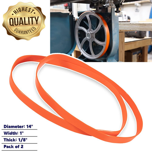 2pcs urethane band - 14×1×1/8",