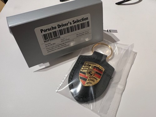 Genuine porsche leather crest - genuine,