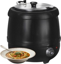 Commercial Soup Warmer & Food Heater, 10L 400W Buffet with Hinged... 