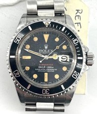 Rolex Watch Single Red Submariner Watch 1680 Circa 1971 Box, Wallet & Papers