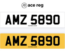 Personalised Number Plate Cherished Dateless AMZ 5890 AMZI AMZAL AMY AIMEE AMZA