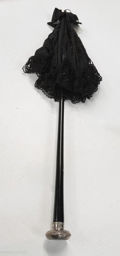 Victorian black silk mouring - victorian,