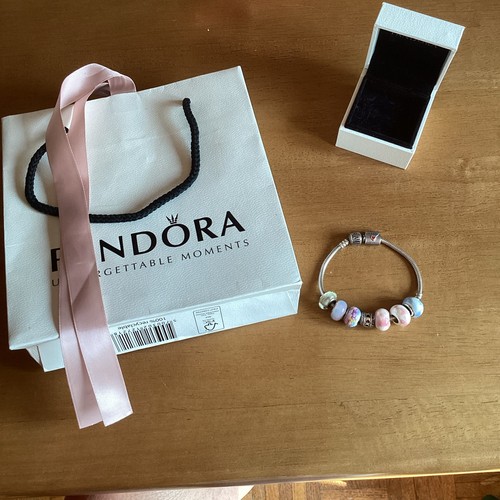 Pandora bracelet and - and, charms