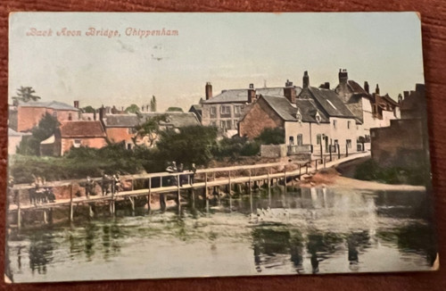 Antique postcard chippenham - postcard,