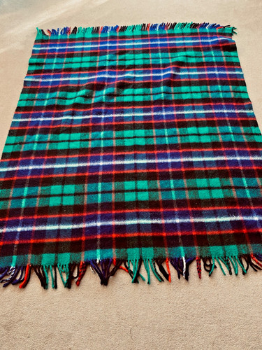 Vintage large wool soft green - vintage,