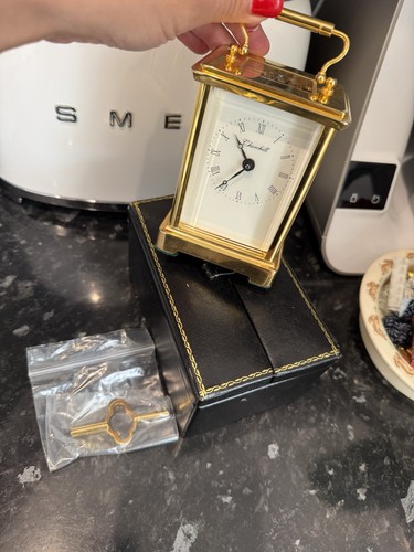 Churchill brass carriage - carriage, clock