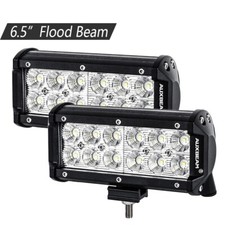 2X 36W LED Work Lights 6000K
