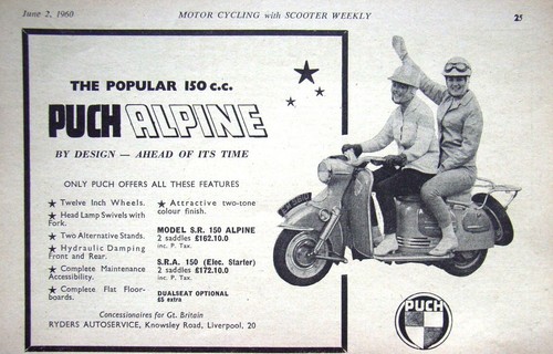 Original puch 150cc alpine - original,