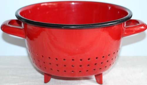 Vintage french red - vintage, enamel