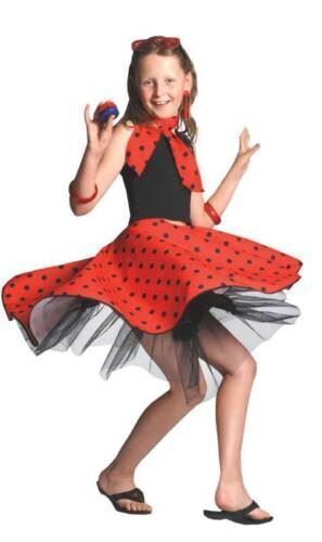 Girls red spotty - girls,