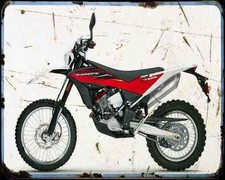 Husqvarna Te 449 12 A4 Photo Print Motorbike Vintage Aged