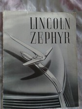 Lincoln Zephyr brochure Mar 1936 UK market 