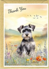 Miniature schnauzer dog thank - miniature,
