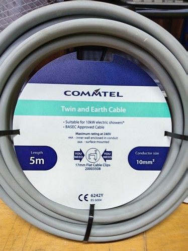 10mm twin and earth cable - 10mm,