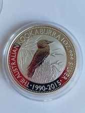 2015 Australian Kookaburra – 1 oz 999 Silver – Perth Mint - 25th Anniversary