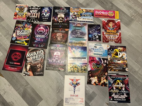 Rave flyers x20 - rave,