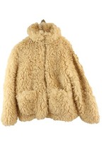 Topshop beige faux fur - topshop,