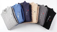 Men's Ralph  Lauren cabel zip