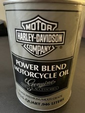 Vtg Harley Power Blend Oil Gas
