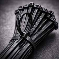 BLACK CABLE TIES ZIP TIES LONG