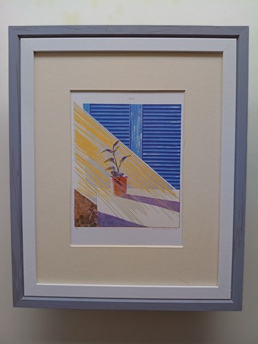 David hockney abstract print - david,