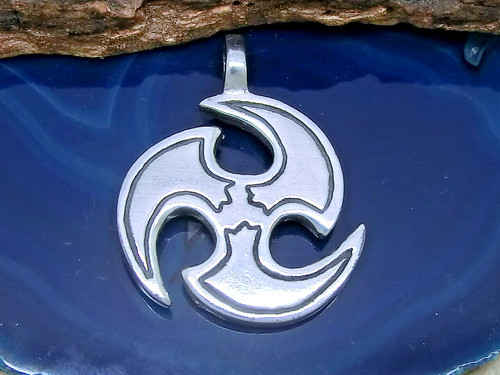 Mitsu domo triskele pewter - triskele,