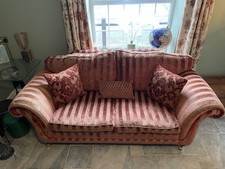 Duresta 3 Seater Red Gold