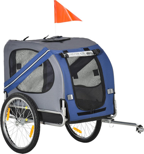 Pawhut pet bicycle - pet, trailer