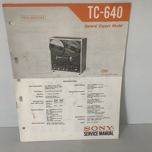 Sony 640 reel - sony,