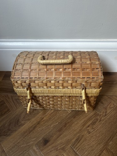 Vintage woven wicker - wicker, rattan