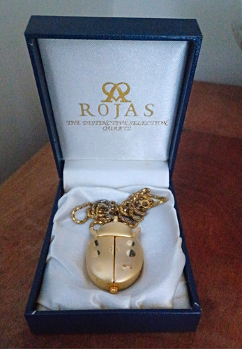 Rojas quartz ladybird pendant - rojas,