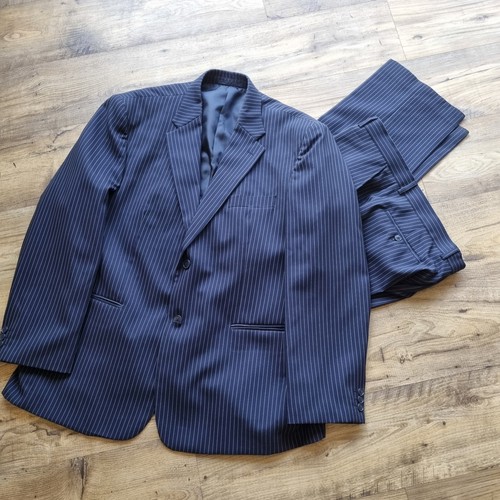 Vintage suit mens 48r blue - mens,