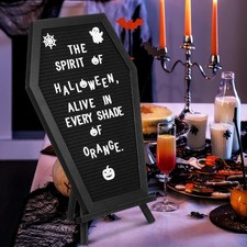 Halloween Coffin Letter Board