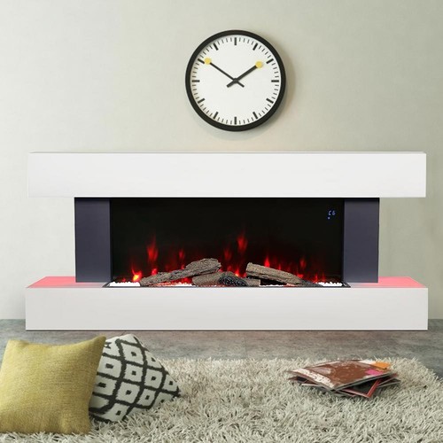 Electric fireplace heater - heater, led