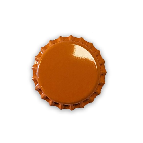 Brew2bottle orange crown caps - crown,