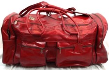 Red leather rolling - rolling, travel